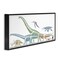 Stupell Industries Educational Prehistoric Skeletons Framed Giclee Wall Art Design by Lauren Rader